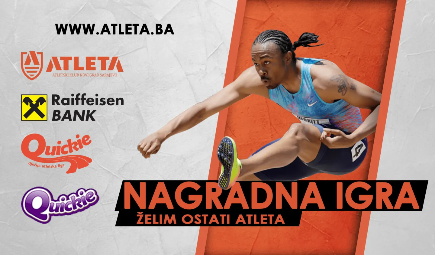 Nagradna igra ŽELIM OSTATI ATLETA