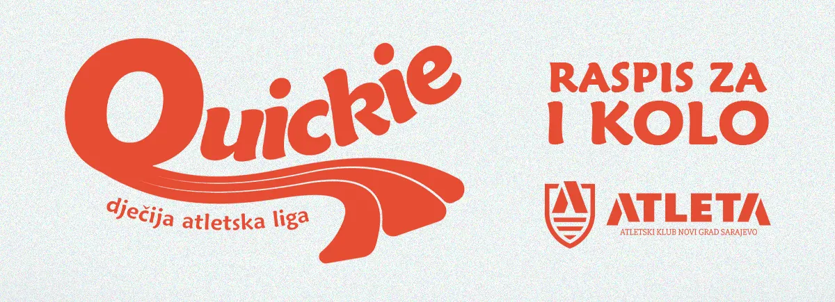 Raspis za 1. kolo Quickie dječije atletske lige