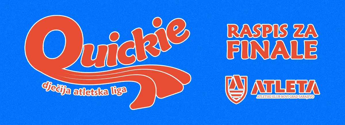 Raspis za Finalno kolo Quickie dječije atletske lige