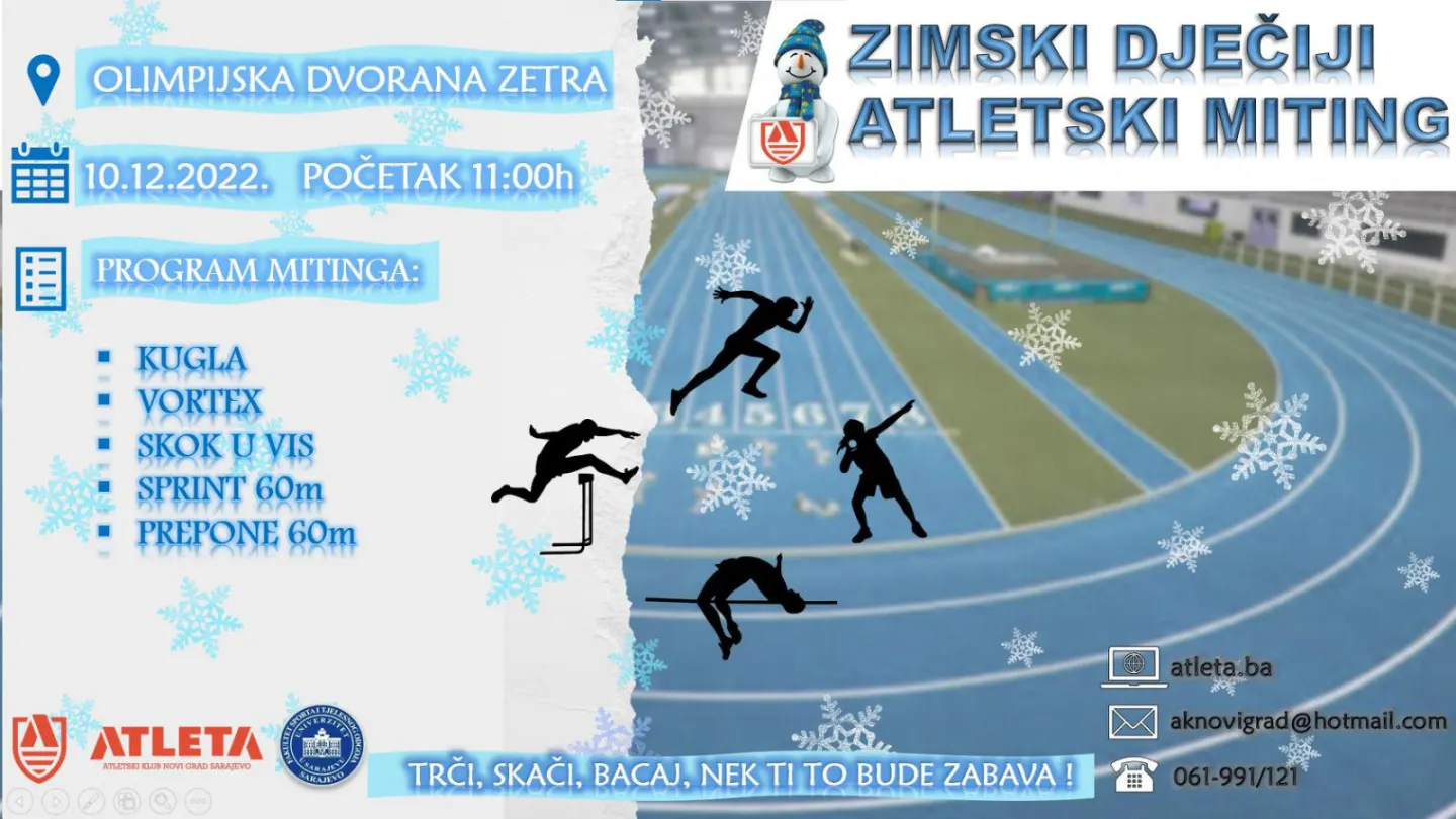 1. Zimski dječiji atletski miting